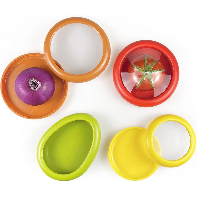 HANR Silicone Fruit Storage Box,Silicone Fruit and Vegetable Storage Containers