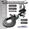 AUTMATCH Winch Hook 3/8" - Clevis Slip Hook with Safety