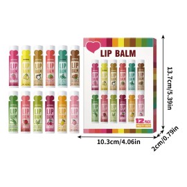 Set De Pintalabios Hidratantes En Caja, Duradero E Iluminado
