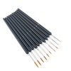 GWAWG 10 Pieces Fine Brush Set, Acrylic Brushes, Watercolour Model
