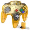 Wireless N64 Controller, 2.4GHZ Retro Rechargeable Wireless Remote Joystick Game