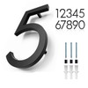 HKFENG Floating House Number Plaques 5 inch,House Number Sign,House Numbers