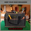 Tool Bag 16 oz. Waxed Canvas Tool Bag Large Capacity