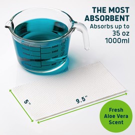 Lunderg Aloe Scented Super Absorbent Commode Pads - Medical Grade Value Pack 100 Count - for Bedside Commode Liners Disposable, Adult Commode Chair, Portable Toilet Bags - Light Scent