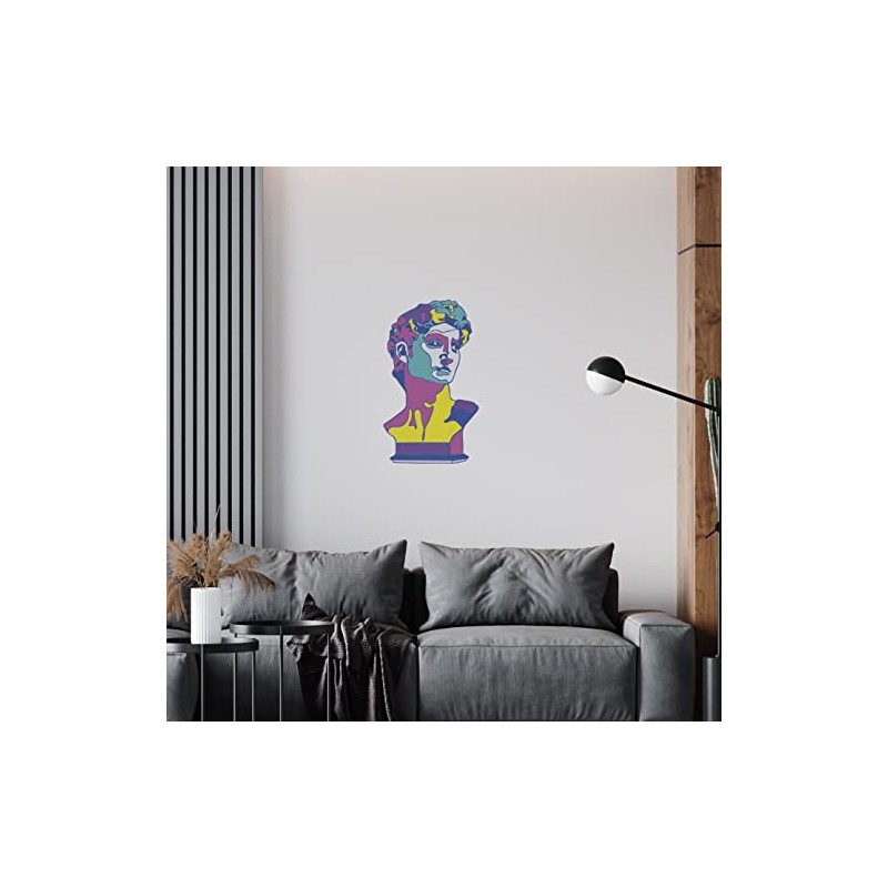 David by Michelangelo Beautiful Ancient Art with Modernized Design for