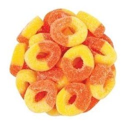 Bayside Candy Gummy Collection - Gummi Collection Gummy Peach Rings (2, Pounds)