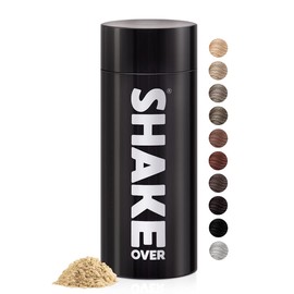 SHAKE OVER Vegan Hair for Hair Thickening, Zinc-Enriched Fibres, High Quality Pouring Hair, Made in Europe (30 g, Light Blonde)