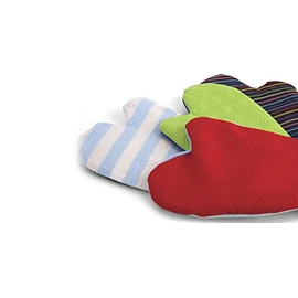 ALDONZA guantes con telas de diferentes texturas para estimulación temprana de bebés