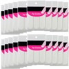 20 packs of French nail stickers, smiling curved shape to
