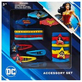 Luv Her Girls' Hair Accessories Set - 20 Pack - Includes 3 Barrettes, 4 Snap Clips, 5 Elastics, 8 Terry Ponies - Everyday Wear, Special Occasions, Ages 3+