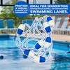 Poolzilla 20ft Swimming Pool Safety Rope and Float Kit Pre-Assembled