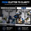 Under Sink Organizer, Pull Out Kitchen Storage Cabinet Organizer, 2-Tier