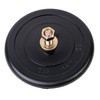 4 Pack Round Reflectors Screw On Red with Black Trim