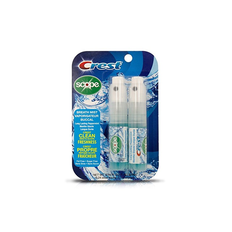 Crest Breath Mist con alcance de larga duración, menta, 2