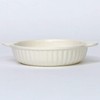 Thermal Minamoto no Ceramic Au Gratin Dishes White Large Placket