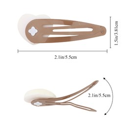 Luixenir Small Hair Bows Snap Hair Clips, 8Pcs Bowknot Barrettes Cute Hairpins Small Bow Hairpins for Women