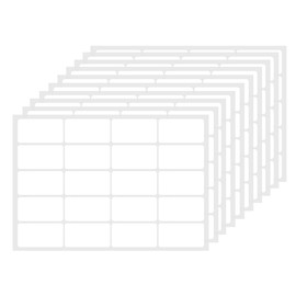 OUDQFCJ 200 Pcs Bügelfreie Kleidungsetiketten, Selbstklebende Wasserdichte Namensetiketten, Klebeetiketten zum Beschriften für Pflegeheim, Camp, Wäscherei, Tagespflege