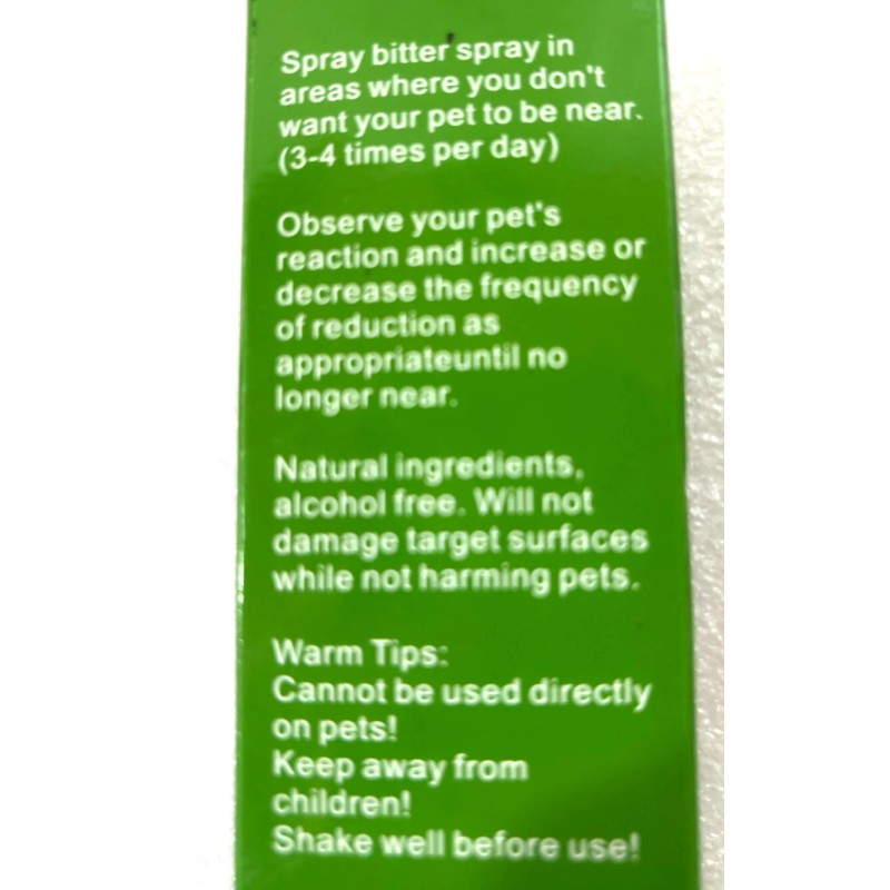 Family Choice Pet No Chew!!! Bitter Apple Spray Anti Chewing