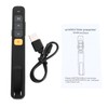 Laser Pointer Black USB Receiver Plug and Play Rechargeable Presentation