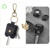 Heclia 2PCS Broken Car Key Loop Replacement, Leather Car Key