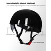ILM Motorcycle Half Helmet with Sunshield Quick Release Strap Half