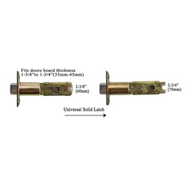 NEWBANG Solid Handleset for Front Door in Aged Bronze with Heavy Duty Door Lever NBHST201710B