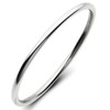 Bangle Real 18k White Gold Filled Solid Ladies Statement Cuff