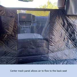 Formosa Covers X-Large Car Seat Cover For Dogs and Pets 56"W Black