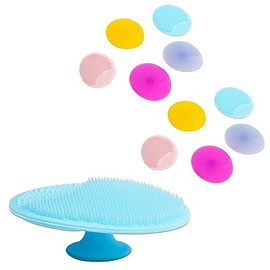 Glamlily Juego de depurador facial y corporal de silicona, 5 colores (paquete de 10)