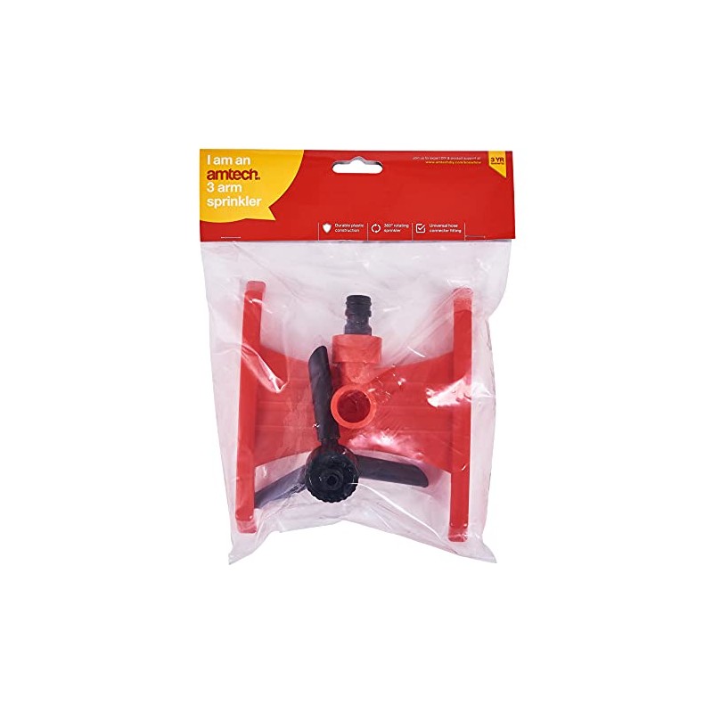 Amtech U2390 Deluxe 3-Arm Sprinkler