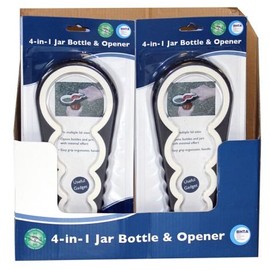 4-in-1 Bottle and Jar Opener / Handy Kitchen Gadget
