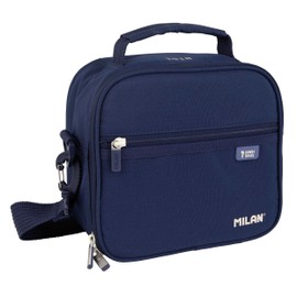 MILAN 08806SNCB Insulated Food Bag with 3 Compartments (3.5 L) Series 1918 - Navy, Multi-Colour