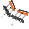 NyVoozy Three-Station Edge Roller Bender for bending metal roofing materials