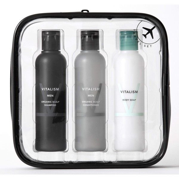 Vitalism Scalp Care for MEN Travel Set for Travel Business