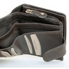 Women's Dark Bown Genuine Leather Wallet Without Any Logos or