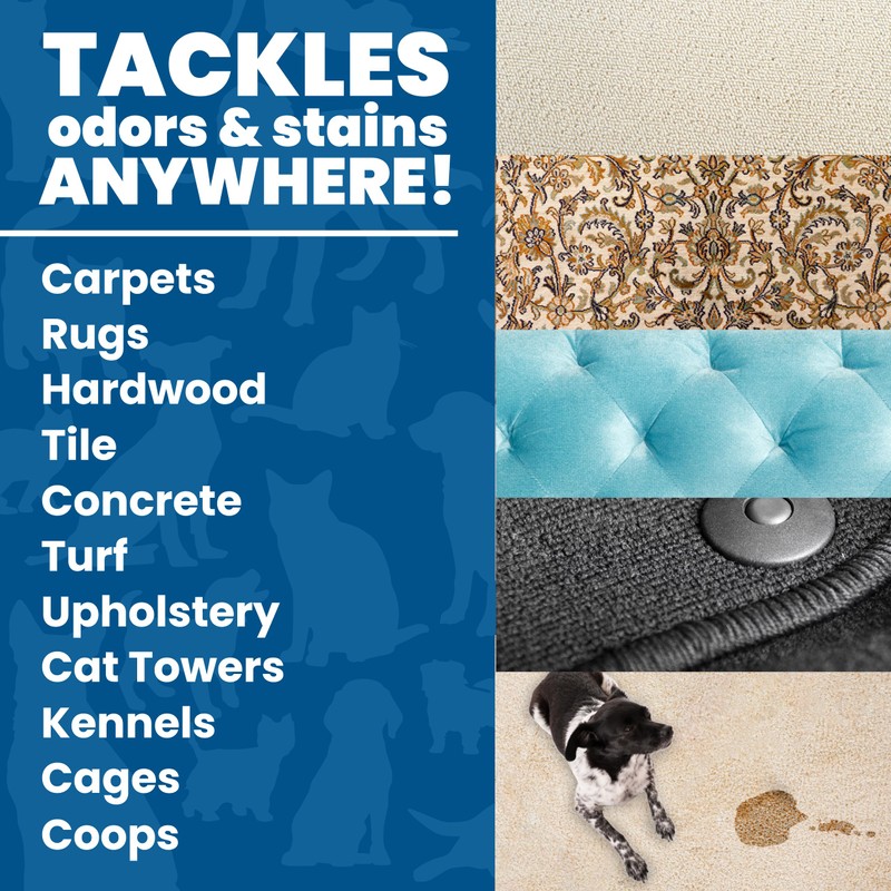 Unique Carpet Shampoo & Stain Remover, 32 oz - Pet