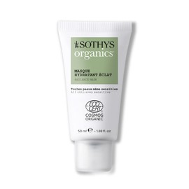SOTHYS Organics Radiance Mask | Hydrating Organic Face Mask with Birch Sap for Sensitive, Oily & Dry Skin | Vegan, Moisturizer Boost