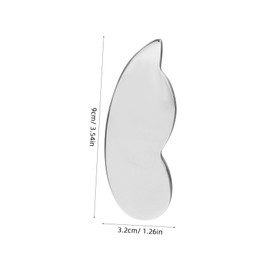 FRCOLOR Face Gua Sha Tool Stainless Steel Face Scraping Board for Gentle Massage Easy to Clean Gua Sha Tool for Beginners Promotes Healthy Skin and Comfort