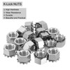 QUARKZMAN Pack of 25 3/8-16 K Locking Nut with Outer