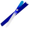 Bona Fide Beauty Glass Nail File with Case, Aqua Cobalt