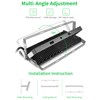 Viugreum 100W LED Flood Light, 8000LM 3000K Warm White, Slim