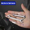 SPEEDWOX Double-ended Spanner Set, Thin Spanner Set, 10 Piece Set,