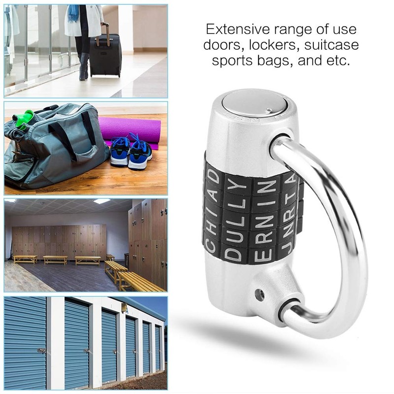 Code Lock Letter Lock Combination Lock Round Shackle Lock Combination