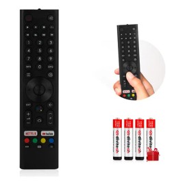 Divitech® - Control Remoto Compatible Con Sansui Android 4k Smart Tv - 4k - Top Quality