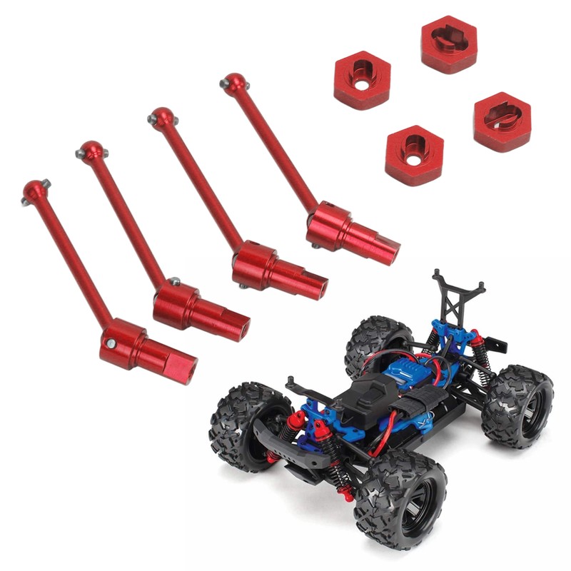 Front Rear Drive Shaft Aluminum Alloy Driveshaft CVD for Traxxas