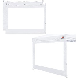 SCOCANOPY Clear Window Sidewall for 10x10 Canopy Frame, 3 Pack Sunwalls Only,(White)