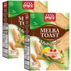Snacktery Multigrain Melba Toast Crackers - All Natural Thin and
