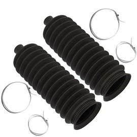 SCITOO 2pcs Steering Rack and Pinion Tie Rod Boot for Toyota Camry for Tacoma for Sienna Avalon Solara for Highlander for Chevy Equinox for Dodge Caliber for Jeep Patriot Compass for Lexus