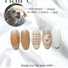 Puppy Chokko Handmade Nail Tips - Short Coffin / 강아지