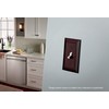 BRAINERD 126344 Wood Architectural Triple Toggle Switch Wall Plate /